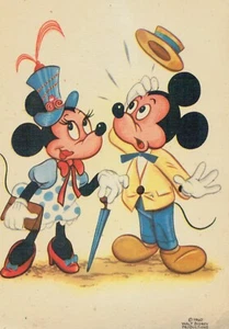 AK WALT DISNEY: MICKY MAUS UND MINNIE - Bild 1 von 2