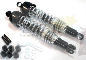 HONDA CB650SC CB750 CB750F CB900 CB900F CBX CBX1000 CB1100F BLACK REAR SHOCKS - Picture 1 of 3