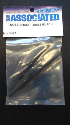 Vinatge RC RC10 Gold Pan Black Nose Brace Tubes 6321 - Image 1 of 2