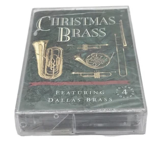 Christmas Brass Featuring Dallas Brass Cassette Tape (1994) Regency Music Sealed - Picture 1 of 7