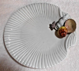 Fitz & Floyd Cream Seashells Plate - Picture 1 of 2