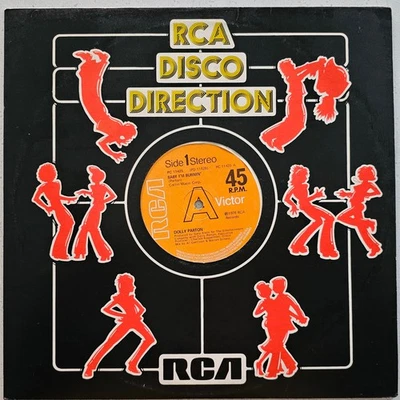 Dolly Parton (e**) Baby I'm Burnin' – Excellent Condition 1978 UK 12" Disco Mix - Image 1 of 4