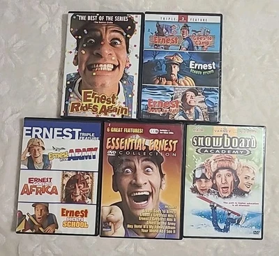 Dvd Ernest Rides Again, Goes To Camp, Scared Stupid, Goes To Jail, School Africa - Image 1 of 4