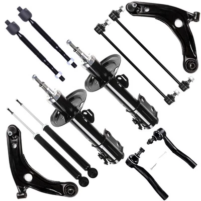 For 2006-2015 Toyota Yaris Front Rear Struts Shocks Control Arm Tie Rod Sway Bar - Imagem 1 de 3