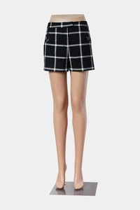 Forever New Black and White Zip Detail Shorts - Picture 1 of 3