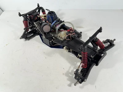 Used Drag Setup Traxxas Nitro Rustler 2.5R 1/10 2wd Nitro Stadium Truck Slider - Image 1 of 4
