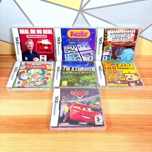 Nintendo DS Video Game Lot 7 Puzzler Collection, Mystery Stories, Disney Cars  - Picture 1 of 9