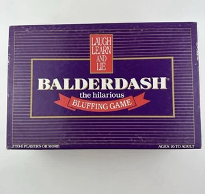 Balderdash Board Game Original 1984 Hilarious Bluffing Game Great Condition - Picture 1 of 5