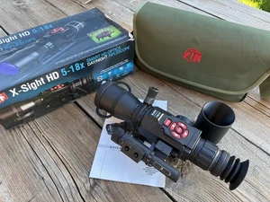 ATN X-Sight II HD Digital Day Night Rifle Scope 5-18x with LR IR Illuminator - Picture 1 of 9