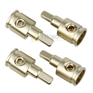 4 RI Audio 0 to 4 Gauge Amplifier Reducer Pin Adapters Power Ground Car Audio - Picture 1 of 8
