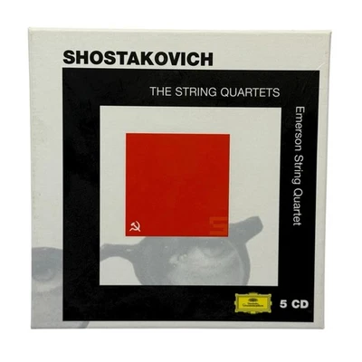 Shostakovich - The String Quartets by Emerson String Quartet (DG 5-CD Set, 2006) Foto 1 de 4