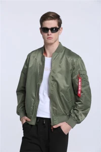 US Army Unisex Bomber MA-1 Jacket Army Fly Pilot Spring Baseball Flight Casual - Picture 1 of 48