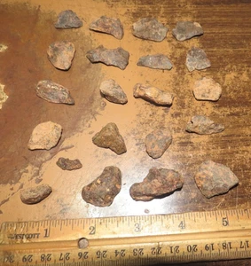 20 winzige Individuen 166 GMS SMALL CANYON DIABLO EISENMETEORITEN ARIZONA - Bild 1 von 2