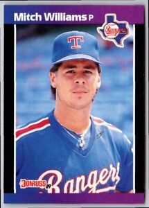 1989 Donruss Mitch Williams #F-284 Texas Rangers