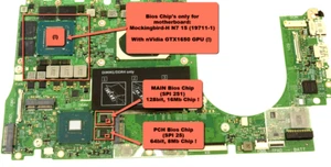 Dell Vostro 15 7000 BIOS MAIN+PCH Chip's, for MB: MOCKINGBIRD-H N7 15 19711-1 - Picture 1 of 4
