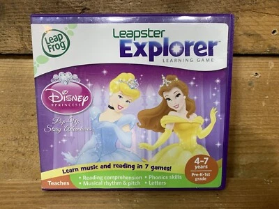 Leapfrog Leapster Explorer Learning Game Disney Princess Pop Up Story Adventures - Image 1 of 4