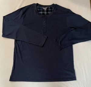 Camisa para dormir azul manga larga Eddie Bauer para hombre talla M - Imagen 1 de 5