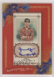 2010 Topps Allen & Ginter's Framed Mini Johnny Strange #AGA-JST Rookie Auto RC