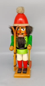 SIGNED - Vintage Christian Steinbach 1980's - Skier Piccolo Nutcracker - S718 - Bild 1 von 6