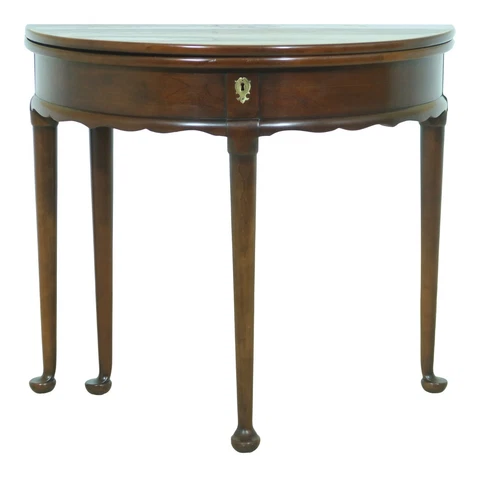 53387EC: STATTON Old Towne Cherry Flip Top Hall Table Cover