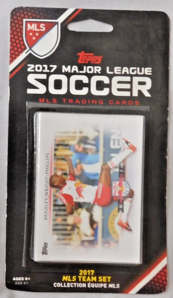 2017 Topps MLS New York Red Bulls Factory Sealed Team Set of 8 Cards - Image 1 of 1