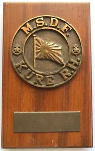 Japan Maritime Self-Defense Force Plaque KURE R.H. VADM T. Nakamura to USN JMSDF - Picture 1 of 6
