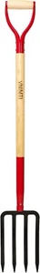 Garden Fork,4-Tine Spading Fork,Compost Fork,Steel Digging Fork,45Inch,Steel ... - Picture 1 of 7