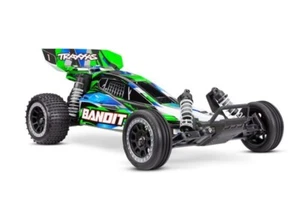 TRAXXAS Bandit grün 1/10 2WD Buggy RTR Brushed, HD, mit Akku + 4 Ampere USB-C-La - Bild 1 von 3