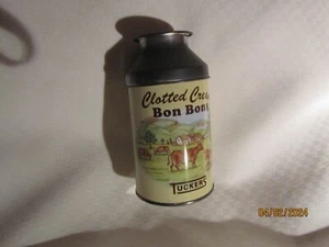 Tucker's Clotted Cream Bon Bons Tin Can Made by Tuckers of Toines England - Picture 1 of 6