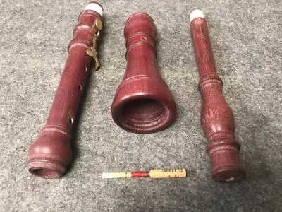 Oboe estilo barroco profesional A-415HZ, madera dura de núcleo púrpura oboe de madera Foto 1 de 4