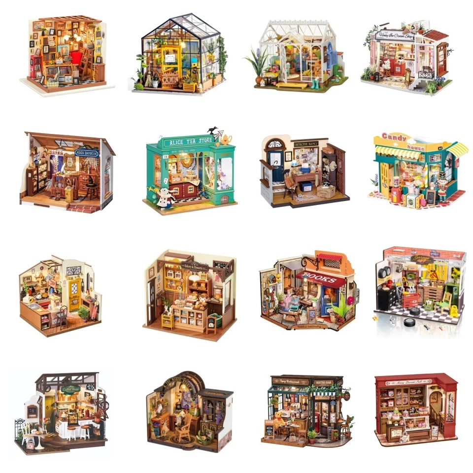 Rolife DIY Doll House Kit With Furniture Miniature 3D Model Wooden Dollhouse Kit - Image 1 of 1