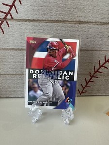 Rafael Devers World Baseball Classic Insert 2023 Topps Series 2 WBC-8 Dominican