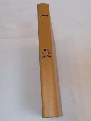 Expedition Magazine Vintage Bound Complete 8 Issues from Fall 1975 - Summer 1977 - Image 1 of 4