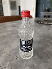 Finlandia Vodka Of Finland Empty Miniature Glass Bottle Collectable Item