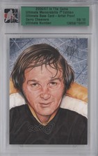 2006-07 ITG Ultimate Memorabilia 7th Edition Artist Proof /10 Gerry Cheevers HOF