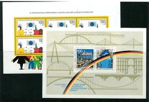 Germany Deutschland 1986 / 1998 , 7 different blocks MNH OG - Picture 1 of 3