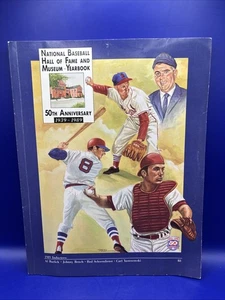 Salón de la Fama/Museo del Béisbol Nacional 1989 140 páginas Anuario-Banco, Yastrzemski - Imagen 1 de 7