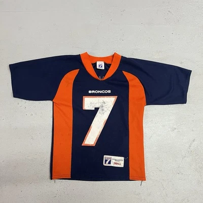 Camiseta de Colección Denver Broncos John Elway #7 Logo 7 Niños Jóvenes Talla Pequeña NFL Foto 1 de 4