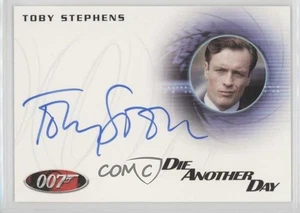 2012 James Bond: 50th Anniversary Series 2 Toby Stephens Gustav Graves Auto 4et - Picture 1 of 3