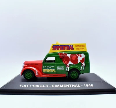 modellino auto furgone scala 1:43 FIAT 1100 ELR SIMMENTHAL modellismo collezione - Immagine 1 di 4