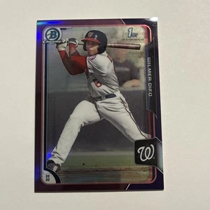 Wilmer Difo 2015 Bowman Chrome Prospects lila Refraktor #BCP241 Nationals /250 - Bild 1 von 2