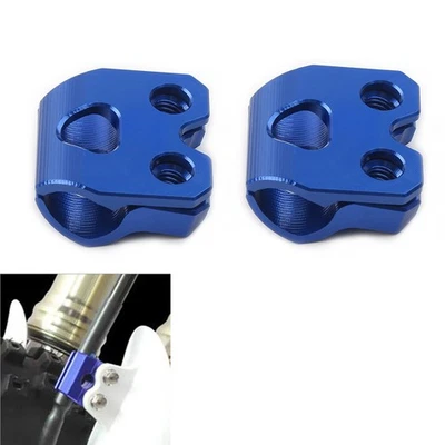 Soporte de abrazadera de manguera de línea de freno para Yamaha WR250F WR450F WR250R/X YZ125/250 azul Foto 1 de 4