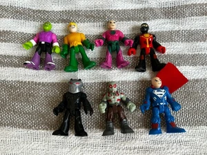 Imaginext figures bundle X 7 Aquaman Superman - Picture 1 of 6