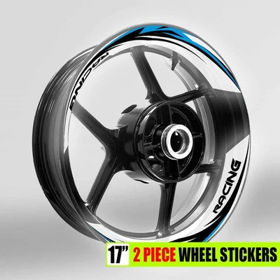 Pegatinas de rueda S01W Aqua 2 PIEZAS para GSXS1000 16 17 18 19 20 Foto 1 de 4