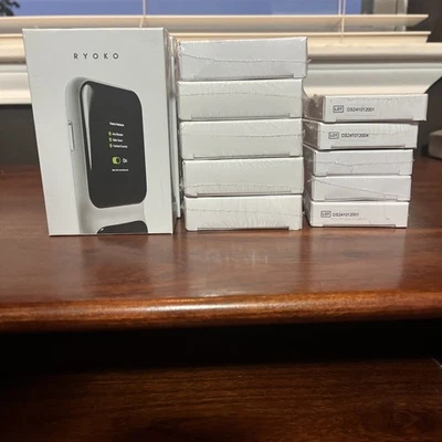 Lot Of 15 Ryoko Items Wi-Fi 4G Routers, Cases, Docking Stations New Sealed Boxes - Image 1 of 4