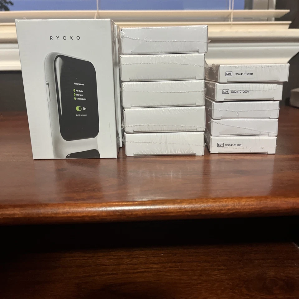 Lot Of 15 Ryoko Items Wi-Fi 4G Routers, Cases, Docking Stations New Sealed Boxes - Image 1 of 4