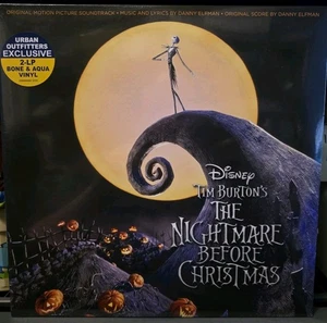 Disney Nightmare Before Christmas Urban Outfitters Colored Vinyl 2LP New Sealed - Picture 1 of 2