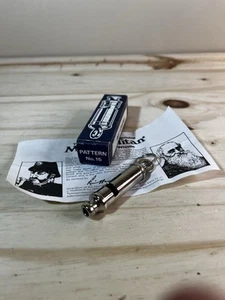 Authentic British The Metropolitan Police Chrome-Plated  Key Chain Whistle READ - Picture 1 of 9