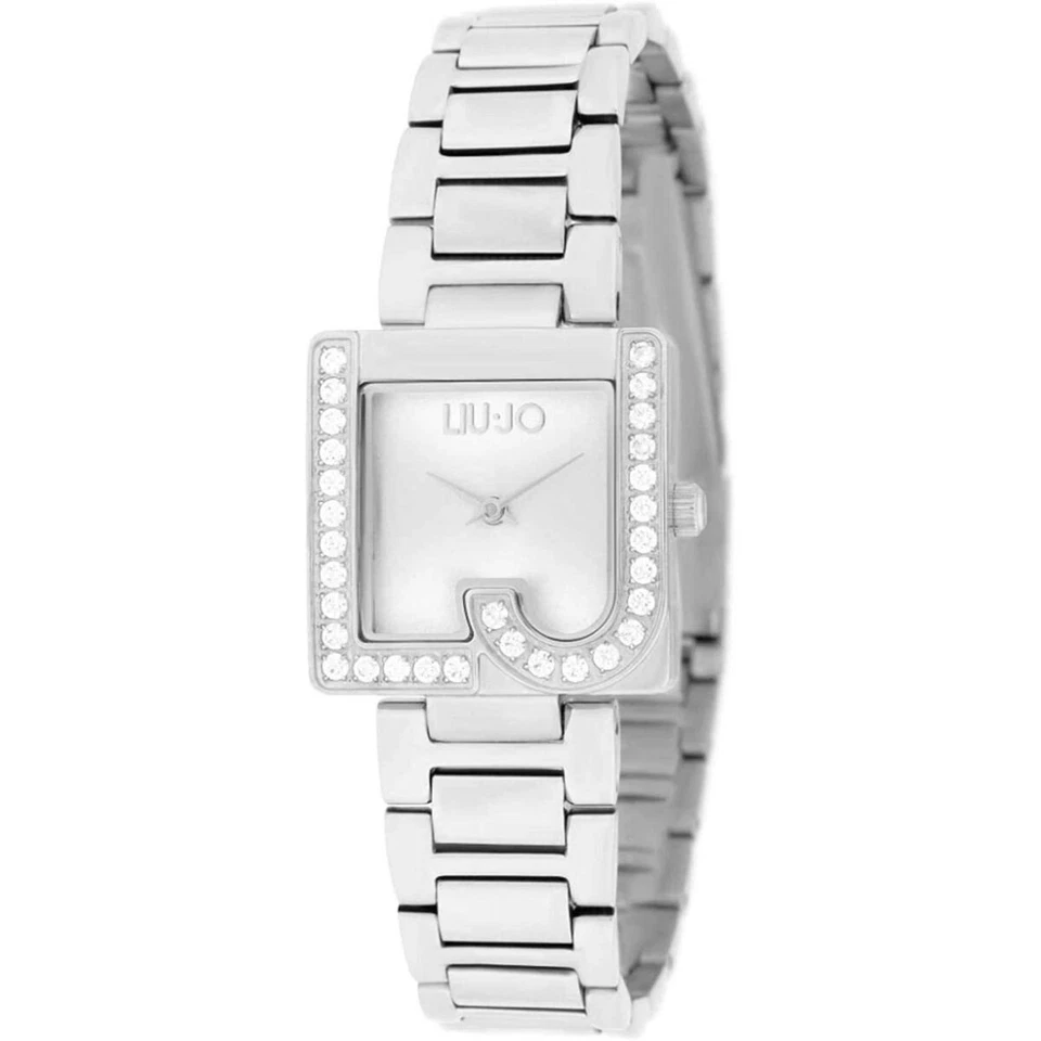 Orologio Donna acciaio Liu Jo Luxury Quarzo solo tempo Bianco zirconi Bracciale