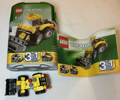 Lego Creator Mini Digger 5761 3 Models In 1 (Used) - Image 1 of 3